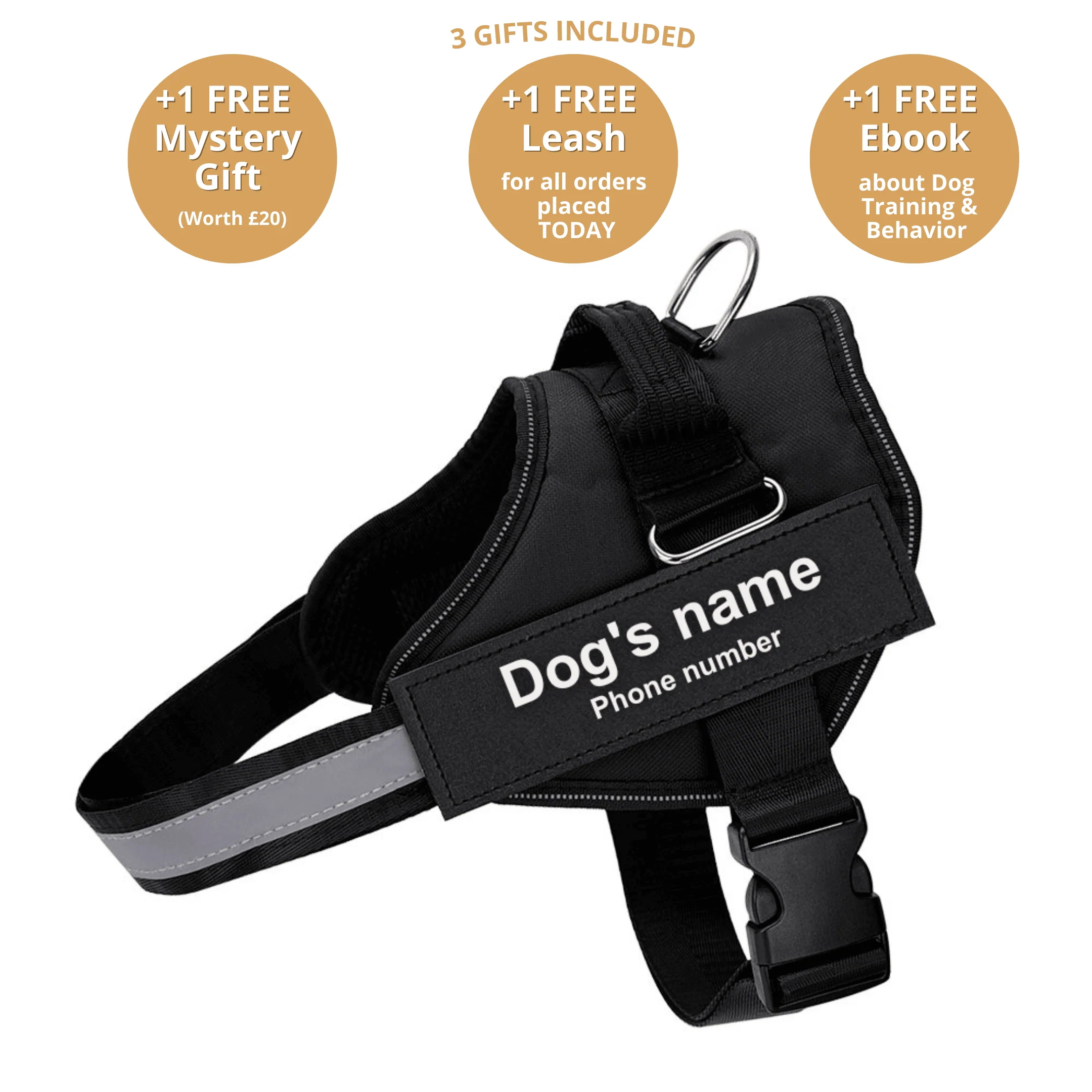 DoggyKings™ Ultimate Personalized No Pull Dog Harness - Image 16