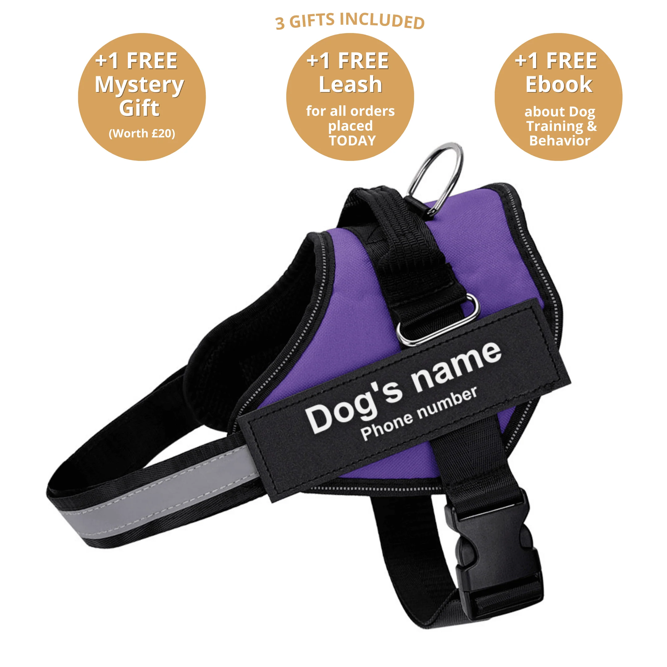 DoggyKings™ Ultimate Personalized No Pull Dog Harness - Image 19